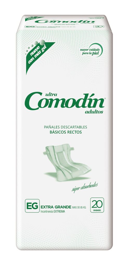 Pañal adulto basico XG ( 20 unidades)