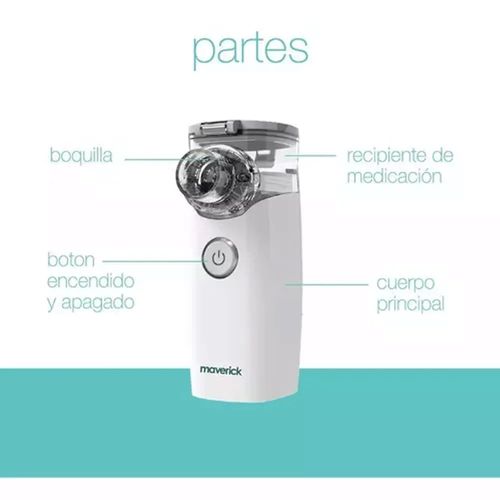 Nebulizador ultrasonico portatil mesh silencioso NE-M01