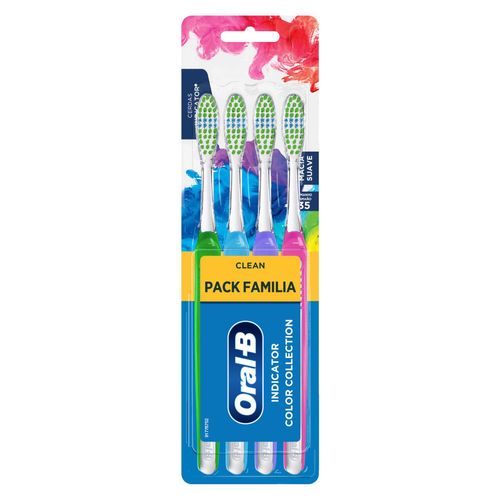 Cepillo dental indicator clásico 35s (4 unidades)