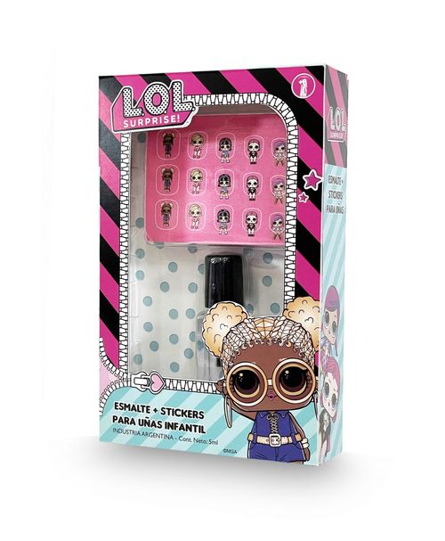 Set (Esmalte + 2 planchas stickers)