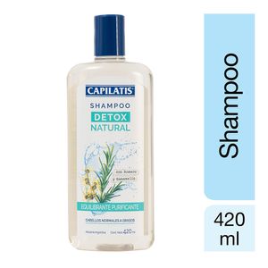 Shampoo detox natural línea botánica 420 ml