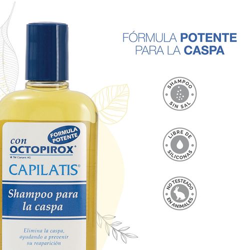 Shampoo para la caspa con octopirox 260 ml