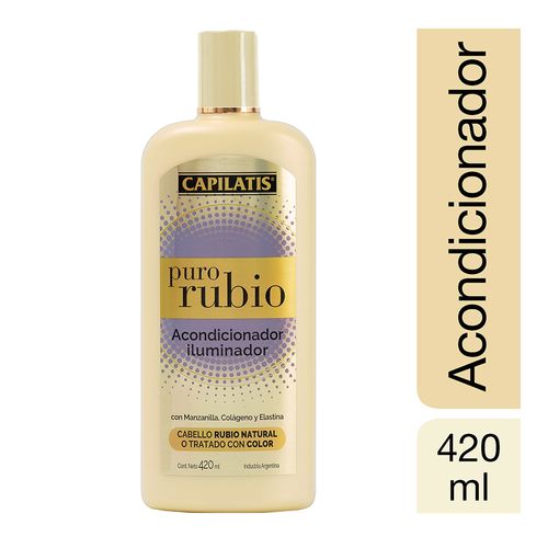 Acondicionador iluminador línea puro rubio 420 ml