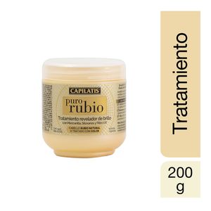 Tratamiento revelador de brillo línea puro rubio 200 gr