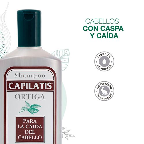 Shampoo ortiga con capuchina 410 ml