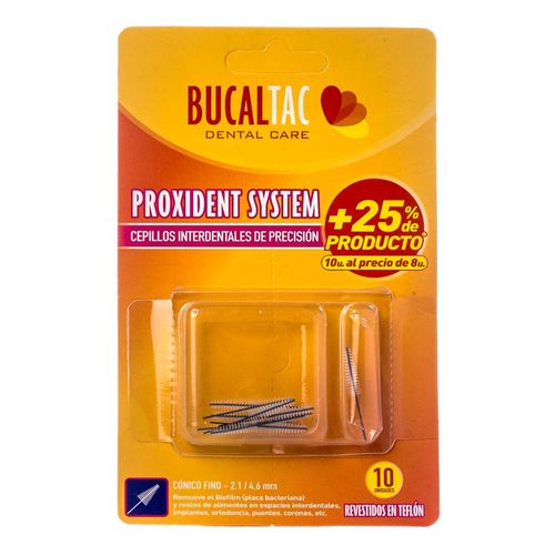 Cepillo interdental cónico fino 2.1 / 4.6 mm (10 unidades)
