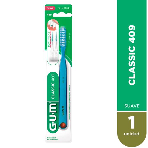 Cepillo dental classic compacto 409 suave
