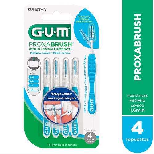 Cepillo interdental proxabrush 3(4 unidades)