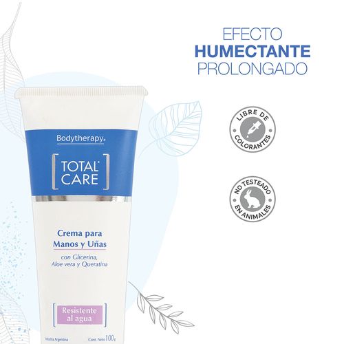 Crema para manos y uñas línea total care 100 ml