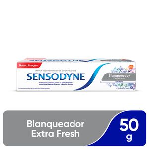 Pasta dental blanqueador extra fresh para dientes sensibles 50 gr