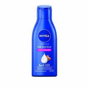 Crema corporal hidratante milk nutritiva 5 en 1 piel extra seca 125 ml