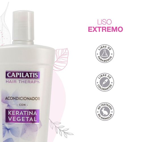 Acondicionador con keratina línea keratina vegetal 350 ml