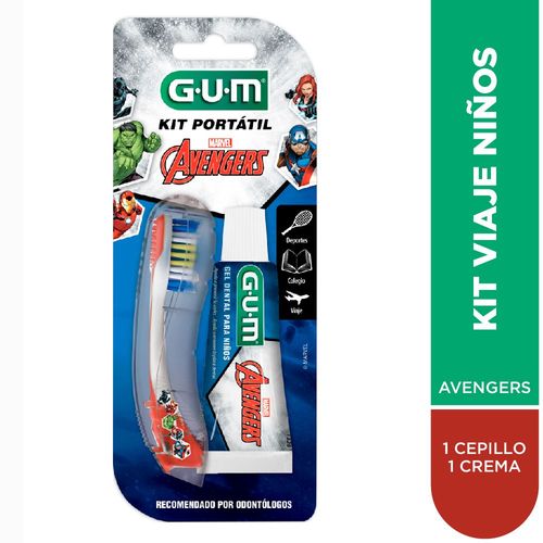 Kit portatil 121 avengers (cepillo + Pasta dental 20 gr)