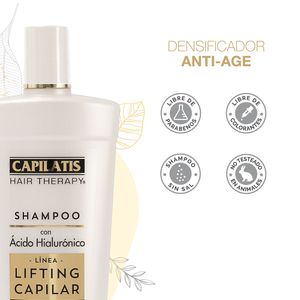 Shampoo con ácido hialurónico línea lifting capilar 350 ml