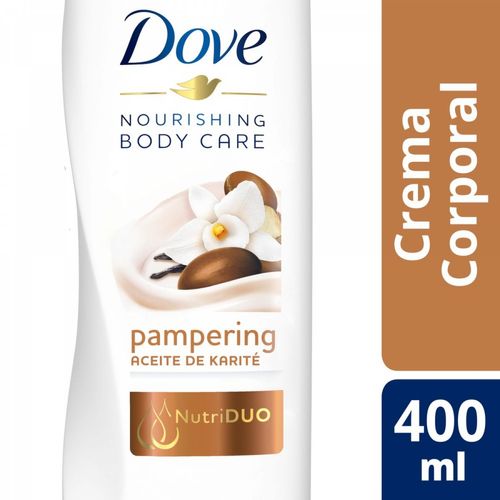 Crema corporal dove karite y vainilla 400 gr