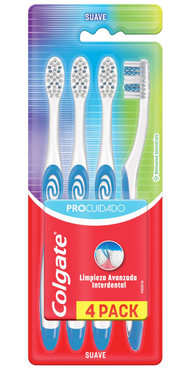 Cepillo de dientes pro cuidado suave 4u Farmaonline