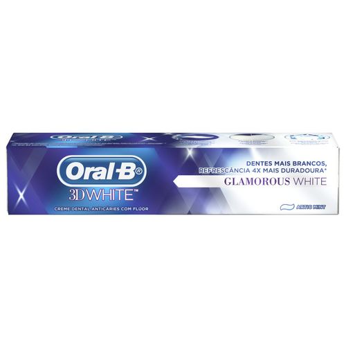 Pasta dental 3d white glamorous 90 gr