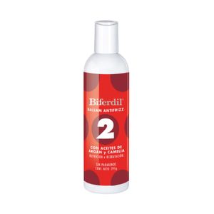 Balsamo 2 antifrizz aceite argan y camelia 295 ml