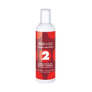 Shampoo 2 antifrizz con aceite de argan y camelia 295 ml