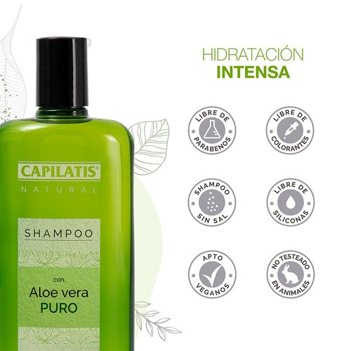 Shampoo línea aloe vera puro 420 ml