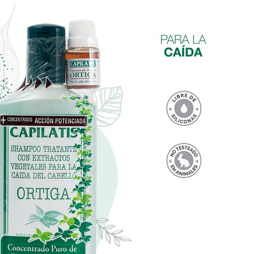 Shampoo con concentrado puro de ortiga 410 ml