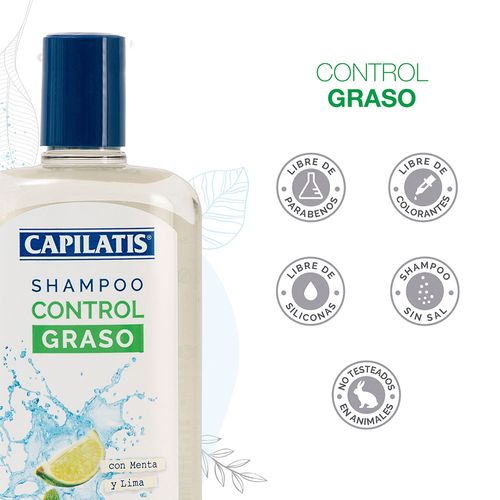 Shampoo control graso línea botánica 420 ml