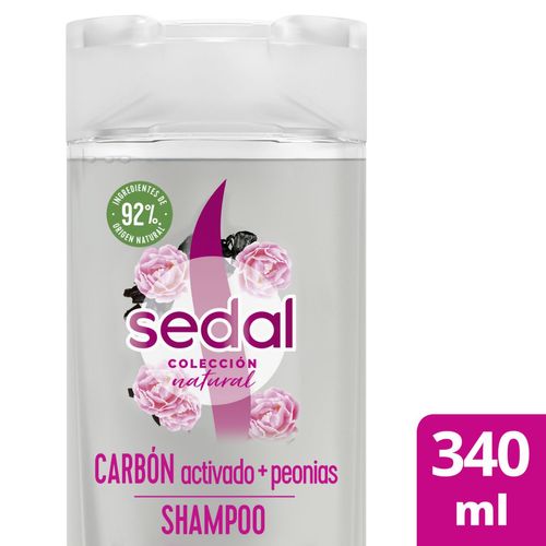 Shampoo carbon y peonias 340 ml