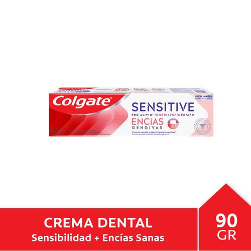 Pasta dental sensitive pro-alivio inmediato encías 90g