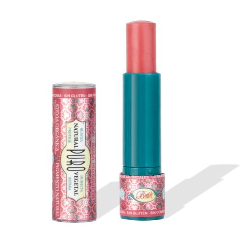 Balsamo labial rosa mosqueta con color