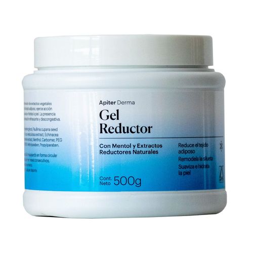 Gel para masajes reductores pote 500 gr