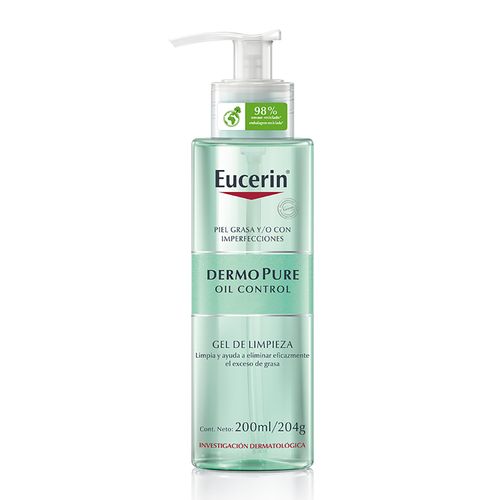 Gel limpiador diario dermopure oil control piel grasa y/o imperfecciones
