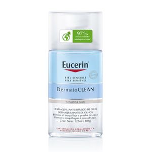Desmaquillante bifásico de ojos dermatoclean con ácido hialurónico
