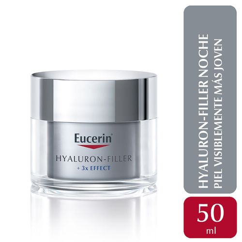 Crema antiarrugas de noche hyaluron-filler + 3x effect