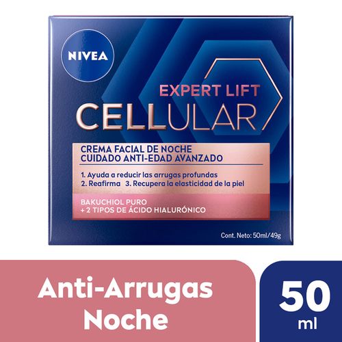 Crema facial de noche cellular lift expert con bakuchiol 50 ml