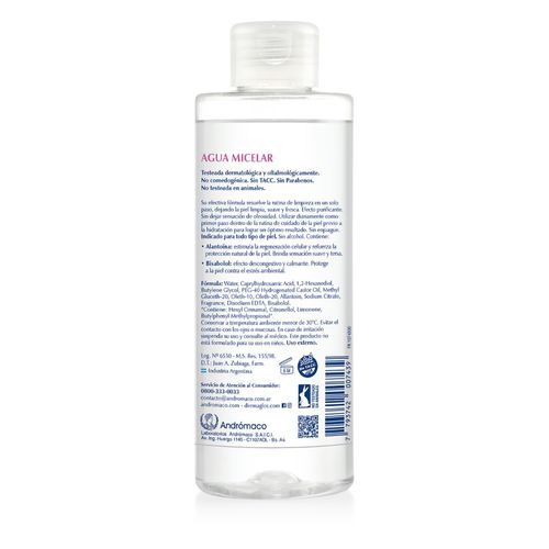 Agua micelar 400 ml