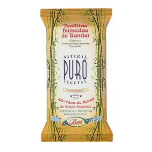 Toallitas humedas de bambu (48 unidades)