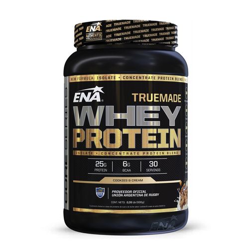 Suplemento deportivo whey protein sabor cookies & cream 930 gr