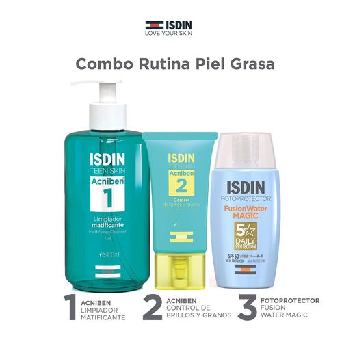 Combo rutina piel grasa