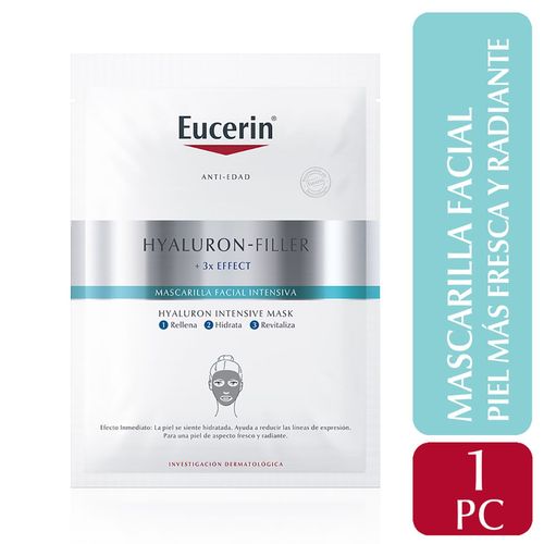 Máscara intensiva antiedad hyaluron-filler + 3x effect