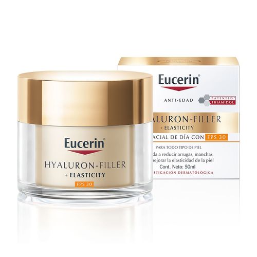 Crema antiedad de día hyaluron-filler + elasticity fps 30 todo tipo de piel