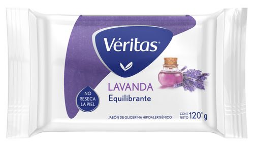Jabón glicerina equilibrante lavanda 120 gr