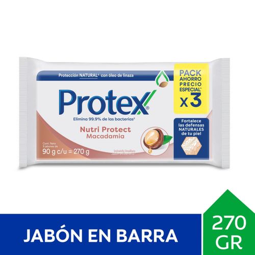Jabón de tocador macadamia 3x90g