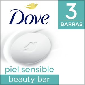 Jabón en barra piel sensible  90 gr (3 unidades)