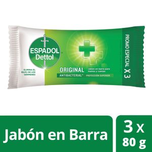 Jabón original 80 gr (3 unidades)