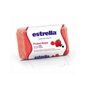 Jabón en barra glicerina frutos rojos 125 gr