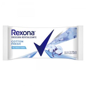 Jabón en barra cotton fresh 120 gr (3 unidades)