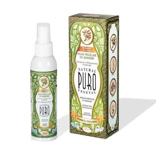 Agua micelar azahar romero tea tree 180 ml