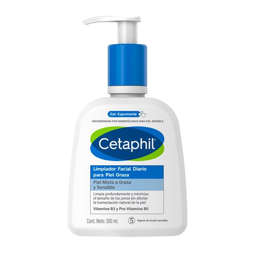 Limpiador facial diario para piel grasa 300 ml