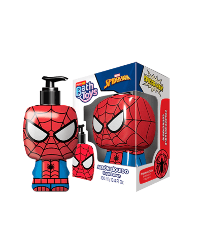 Jabón líquido bath toys spiderman 300 ml