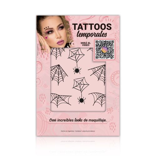 Tattoos temporales telaraña